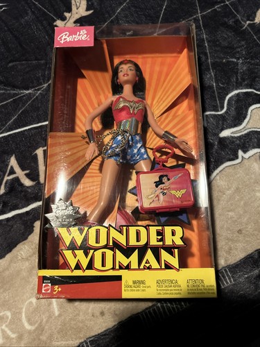Barbie Puppe Barbie als Wonder Woman Mattel 2003 Neu - Bild 2 von 11