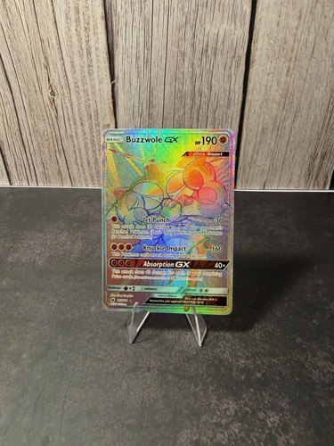 Buzzwole GX (Secret) 115/111 Sm-Crimson Invasion Holo