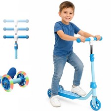 3 Wheel Kids Kick Scooter Adjustable Handlebar Light Up Wheels For Boys And G...