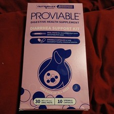 Nutramax Proviable Probiotics for Dogs Diarrhea Support Kit Digestive Health