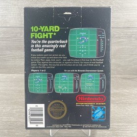 10-Yard Fight (Nintendo Entertainment System, 1985) NES CIB 5 Screw Hangtab