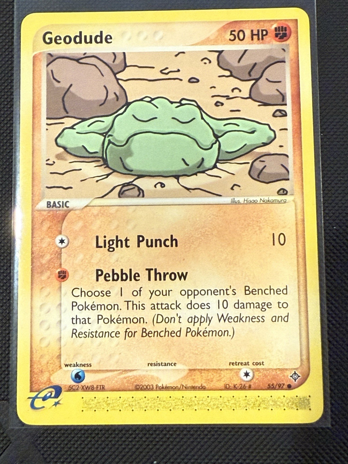 Geodude Common - ex Dragon 55/97 2003 Pokemon