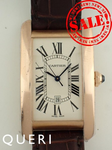 CARTIER Tank American LM Automatic 18K W2609156 TO290439