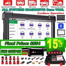 HGV Truck Lorry Trailer All System Diesel OBD2 Scanner Diagnostic Laptop Tool UK