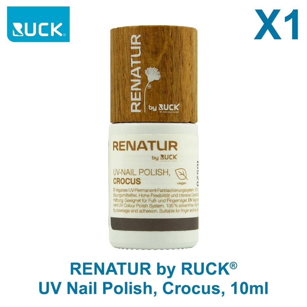 RUCK Renatur UV Nail Polish 10ml Manicure Pedicure Smooth Finish Long Wear Gel