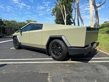 For Cybertruck PreCut Paint Protection Film PET Wrap Color Khaki Light Green