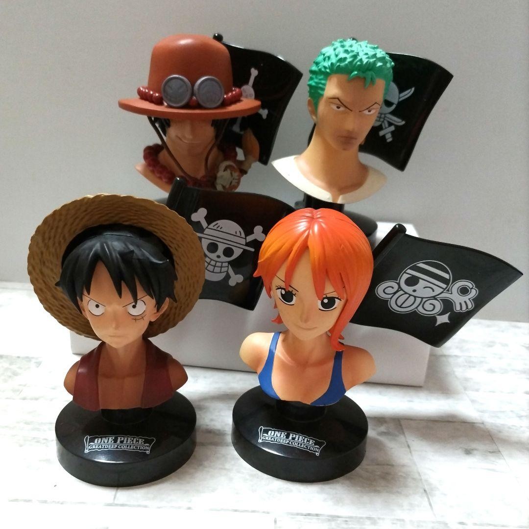 ONE PIECE LUFFY'S フィギュア 4種セット One Piece Figure Set of 4pc Luffy Zoro Nami F/S FEDEX | eBay
