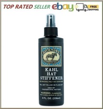 Kahl Hat Stiffener Spray for Felt Fabric Hats - Restores Shape Supports Brim