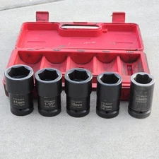 VTG ATD Tools ATD8624 1" Drive Deep Impact Socket Set 33mm 35mm 38mm 41mm 1.5in