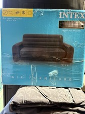 Intex King Size Aufblasbares Schlafsofa Luftmatratze mit Schnellaufblasventilen,