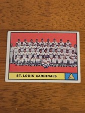1961 Topps - St. Louis Cardinals #347 Vg