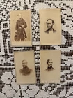 CDV’s of 4: Civil War Admiral & Generals-Sherman, Farragut, Banks, & Stevenson