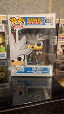 Sonic The Hedgehog Silver #633 Funko Pop con protector Pop 