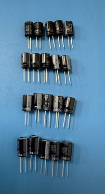 (Lot of 20) Rubycon 16ZLJ470MTA8X11.5 Capacitor 470uF 16V 105C Low ESR 8x11.5mm