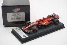 1/43 BBR FERRARI SF24 GP AUSTRALIA 2024 LECLERC BLACK LEATHER BASE LE10 N MR