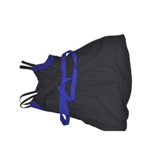 Torrid Women's Plus Size 18 Black Blue V-Neck Sleeveless Maxi Dress