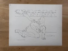 Original Pablo Picasso Lithograph from 1956 First Edition Suite Vollard - 90/100