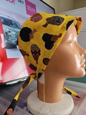 AFRICAN WOMEN   Handmade SURGICAL SCRUB CAPS