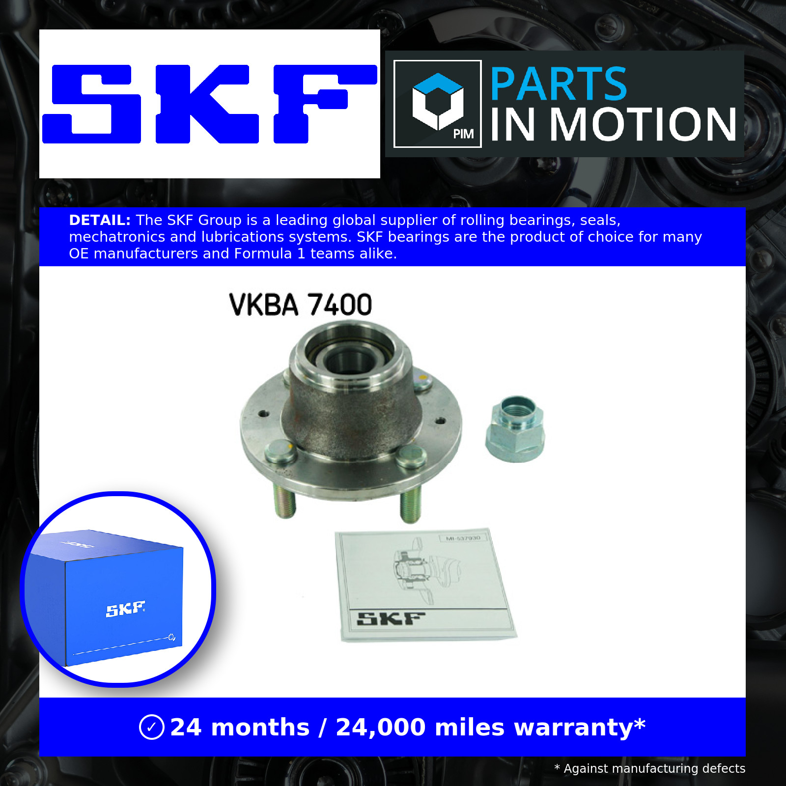 Wheel bearing VKBA 7400 SKF for CHEVROLET DAEWOO - Image 4