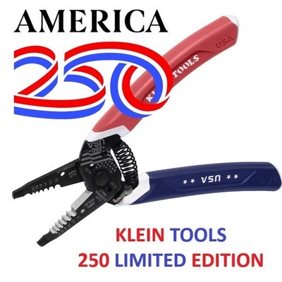 Klein Tools K11095250 250th Edition Wire Stripper Cutter 8-20 AWG USA