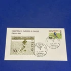 EUROPEAN FOOTBALL CHAMPIONSHIPS ITALY 1980 - Envelope FIRST DAY UNC