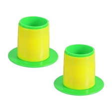 2pcs 3 inch roll-up handle for 50mm core, green