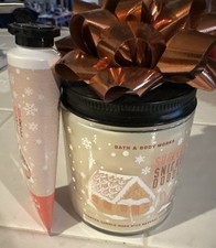 New BATH AND BODY WORKS Sugared Snicker Doodle Candle 7 OZ 1pz. Hand Cream
