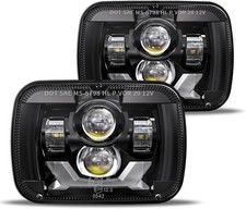 180W LED Headlights 5x7 Sealed Beam