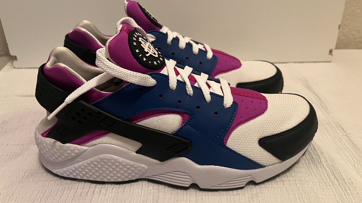 nike air huarache blue jay hyper violet