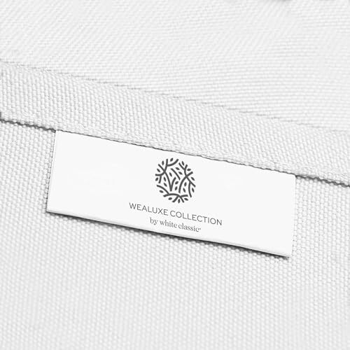 Tablecloth Round White 90" for Wedding, Banquet, Restaurant Washable Fabric 2/pk - Picture 5 of 5