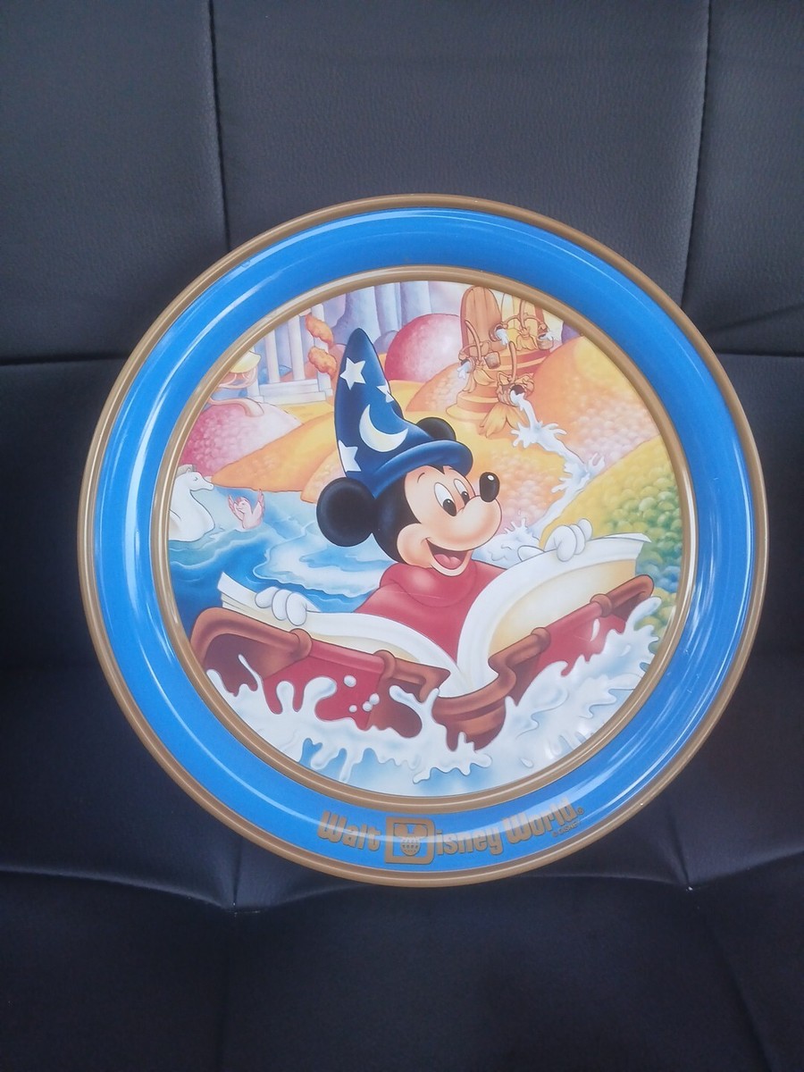 Vintage Disney Fantasia Sorcerer Mickey Tin Walt Disney World 90's