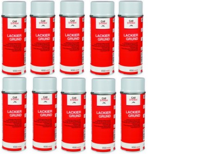 10x Spraydose 400ml Carsystem Lackiergrund Grundierung Haftgrund Lackpoint !