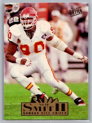 1995 Fleer Ultra Football - Neil Smith - Kansas City Chiefs - Base - #157