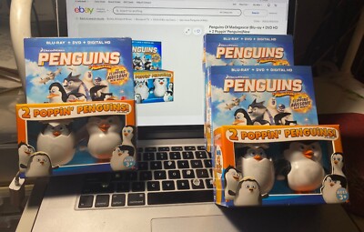 PENGUINS OF MADAGASCAR Blu-ray/DVD/ACTIVE DIGITAL: WINDUP PENGUIN SET