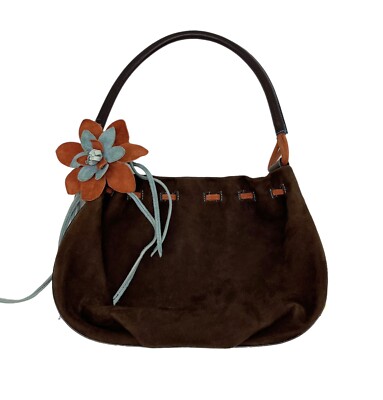 Ginza Kanematsu Leather Bag Handbag Brown Women With Leather