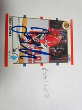 1990 1991 Score Trent Yawney Signed Hockey Card