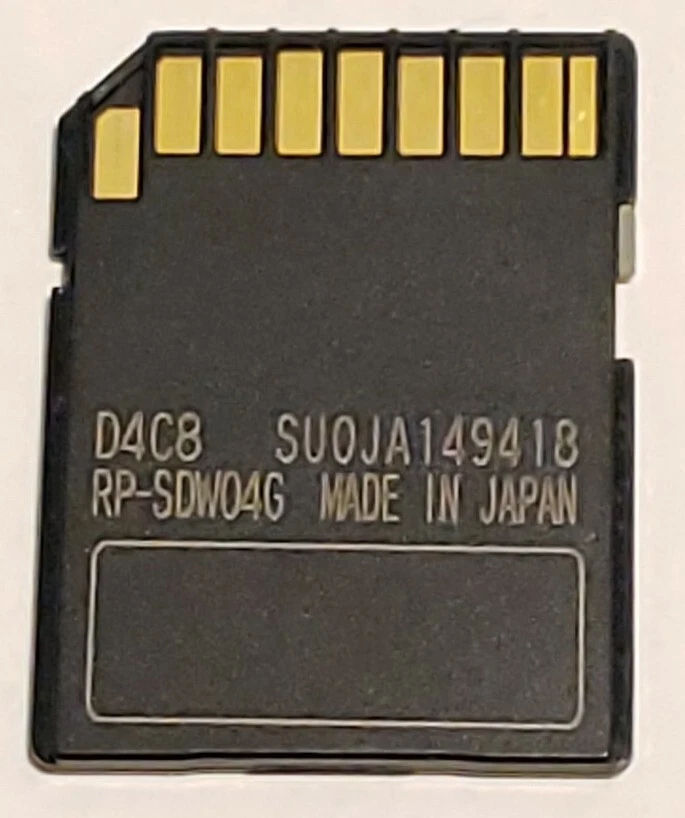 Panasonic 4GB SDHC Memory Card CLASS10 RP-SDWA04GJK  - Image 2 of 2