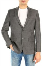 John Varvatos Star USA Charcoal Men's 191029 Wool Blazer 40R 395