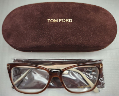 Tom Ford Eyeglasses Frame TF5353 050 54[]15-140 White Brown  display picture 2
