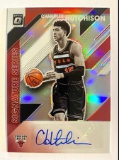 2019-20 Optic Chandler Hutchison Signature Series Silver Holo Auto SP Autograph