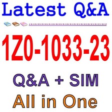 Best Exam Practice Material for 1Z0-1033-23 Exam Q A