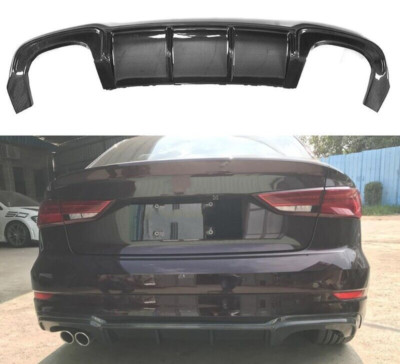 Passend für Audi A3 Sline S3 Limousine 2017-18 echt Carbon Diffusor Neu 