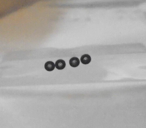 4 WALTHAM 12-14-6-0 SIZE BALANCE JEWELS #8251 COCK, HOLE: 10 NOS --BB-1226