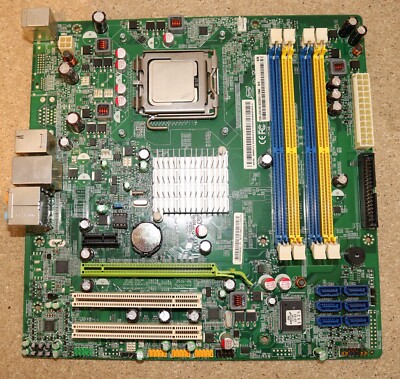 ACER PC MCP7 AM01A1 Mainboard + CPU Intel Core 2 Quad Q9300