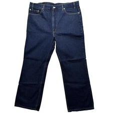 Vtg Levi's 517 Jeans Men's 42 X 30 Blue Denim 100% Cotton Dark Wash Bootcut Leg