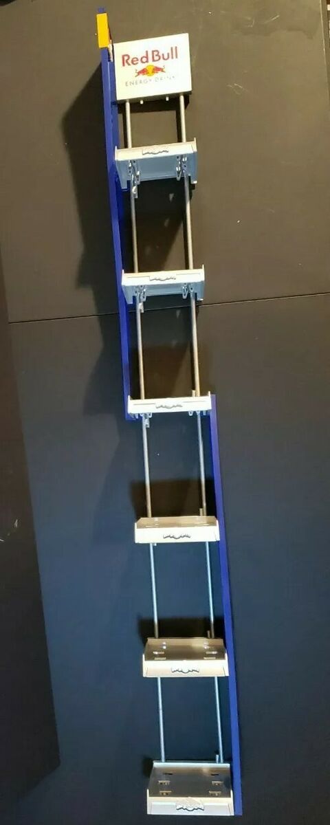 Red Bull 4 Pack Parasite Rack Metal Drink Shelf Display FREE Red Bull 4 Pack Parasite Rack Metal Drink Shelf Display FREE