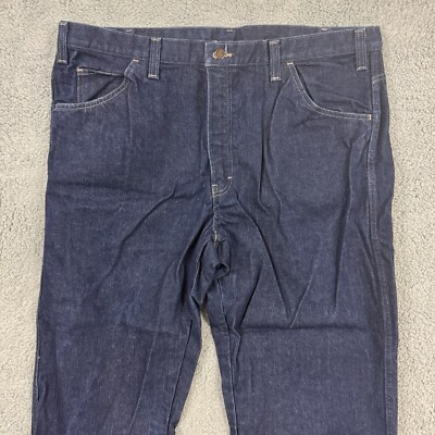 Dickies Jeans Men's 42x30 Blue Dark Flame Resistant Straight Dickies Jeans Men's 42x30 Blue Dark Flame Resistant Straight