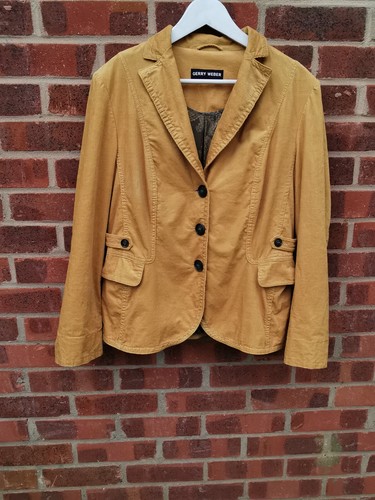 Gerry Weber Mustard Yellow Corduroy 