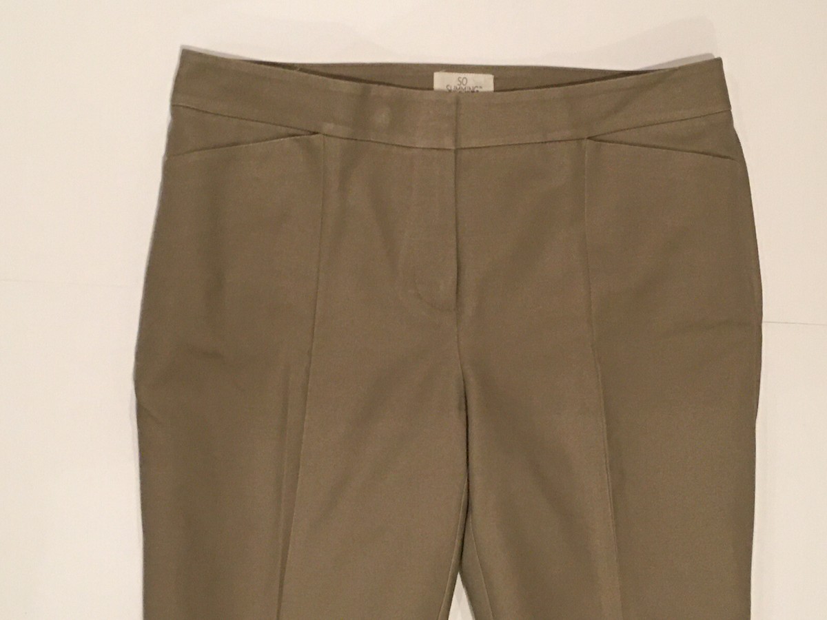 CHICO'S 00 Tan Khaki Pants Casual Work Chicos Size 00 Chico