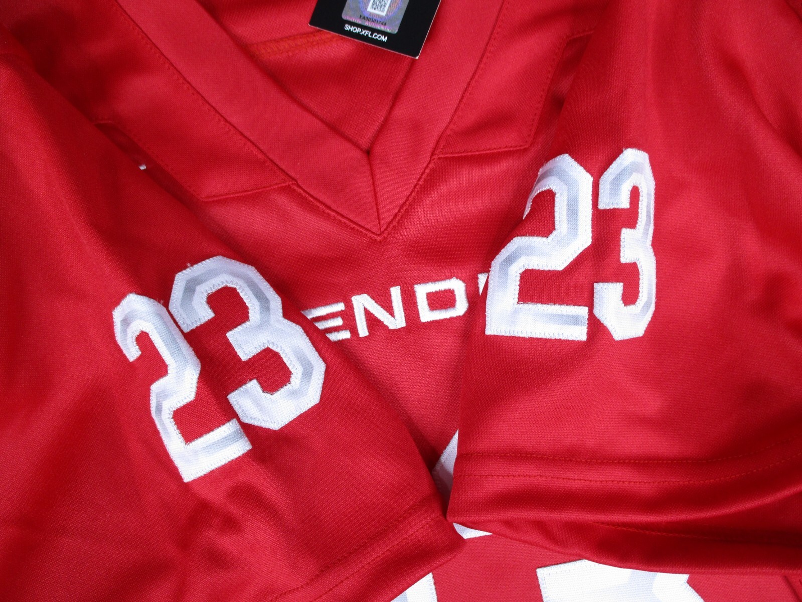 Washington DC Defenders Football Jersey Mens XXL Red XFL Football 2023